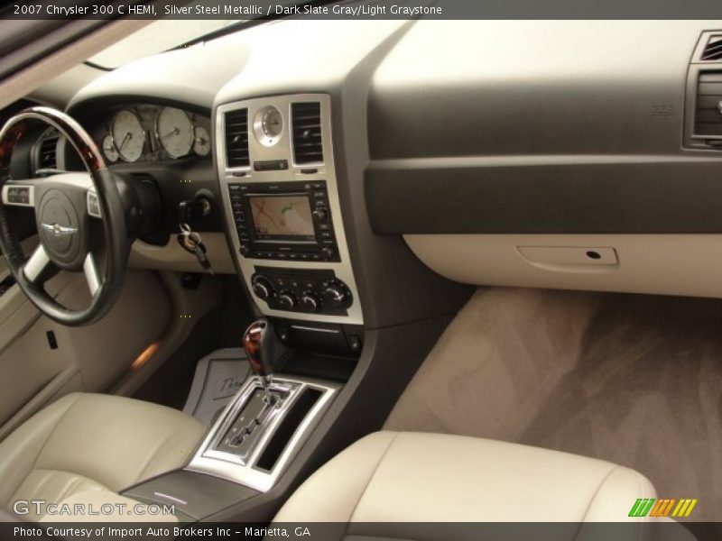 Silver Steel Metallic / Dark Slate Gray/Light Graystone 2007 Chrysler 300 C HEMI