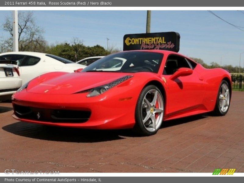 Rosso Scuderia (Red) / Nero (Black) 2011 Ferrari 458 Italia