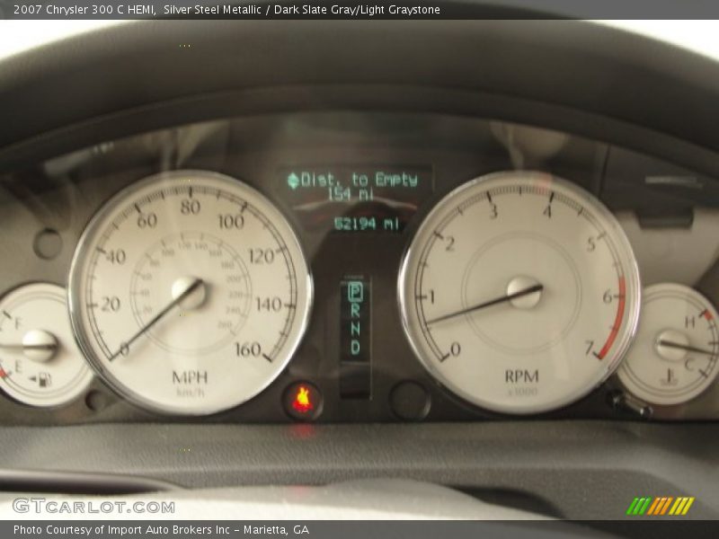 Silver Steel Metallic / Dark Slate Gray/Light Graystone 2007 Chrysler 300 C HEMI