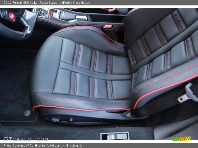 Rosso Scuderia (Red) / Nero (Black) 2011 Ferrari 458 Italia