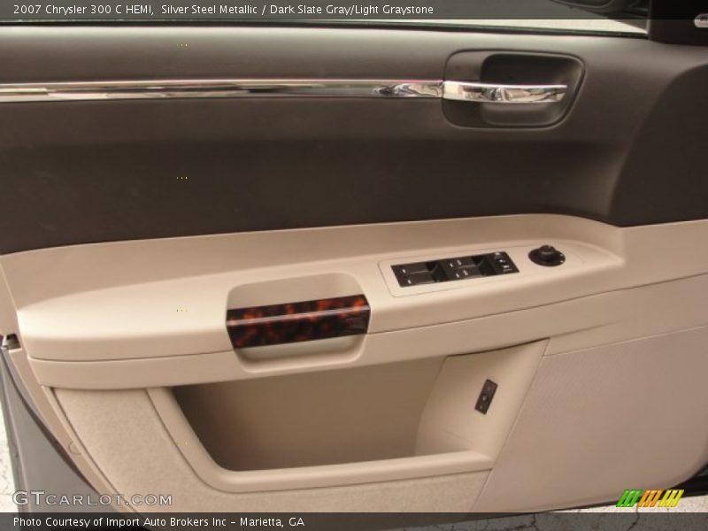 Silver Steel Metallic / Dark Slate Gray/Light Graystone 2007 Chrysler 300 C HEMI