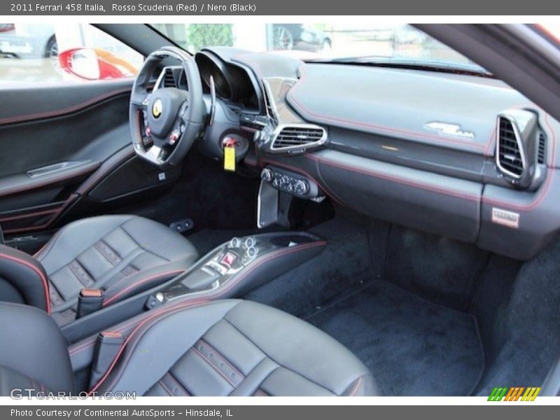 Dashboard of 2011 458 Italia