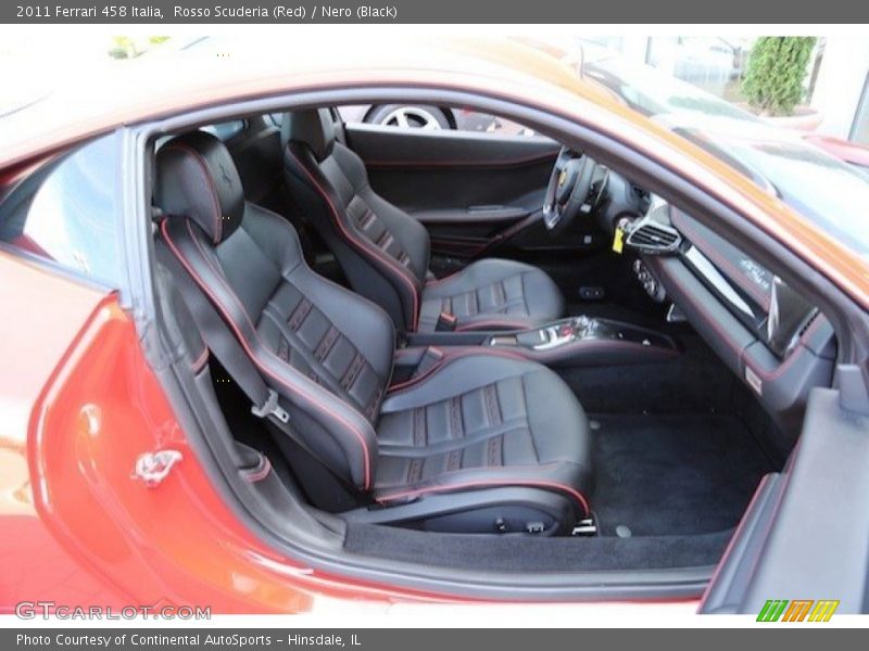  2011 458 Italia Nero (Black) Interior