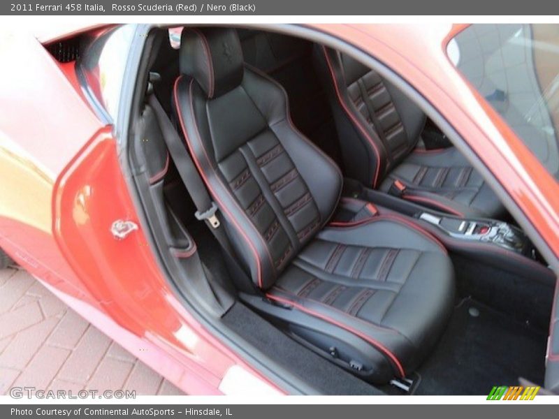 Rosso Scuderia (Red) / Nero (Black) 2011 Ferrari 458 Italia
