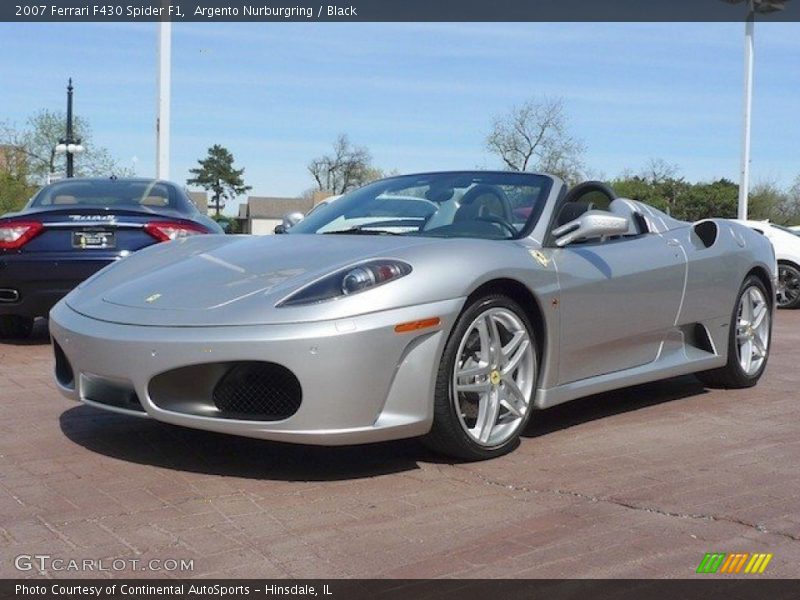 Front 3/4 View of 2007 F430 Spider F1