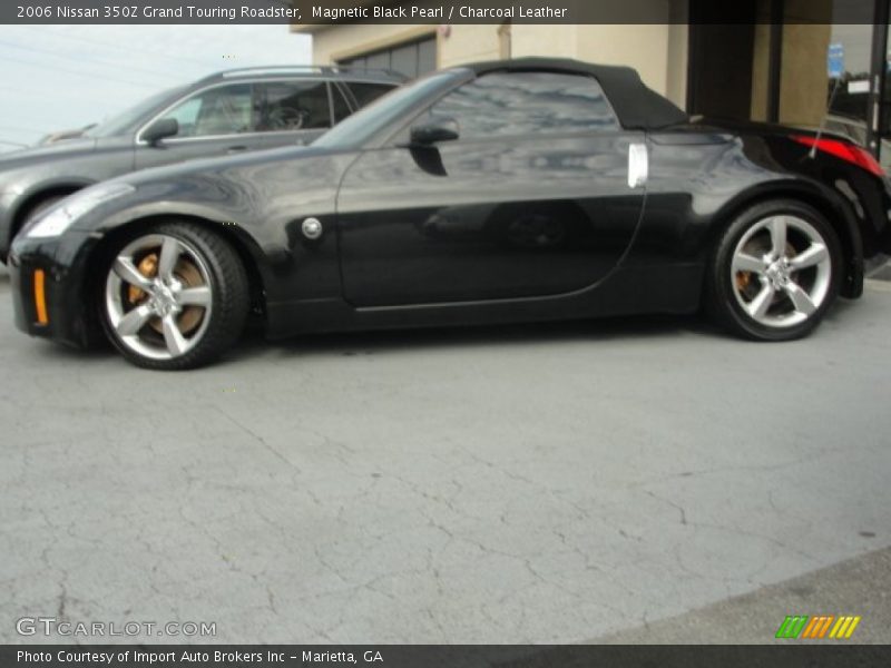 Magnetic Black Pearl / Charcoal Leather 2006 Nissan 350Z Grand Touring Roadster