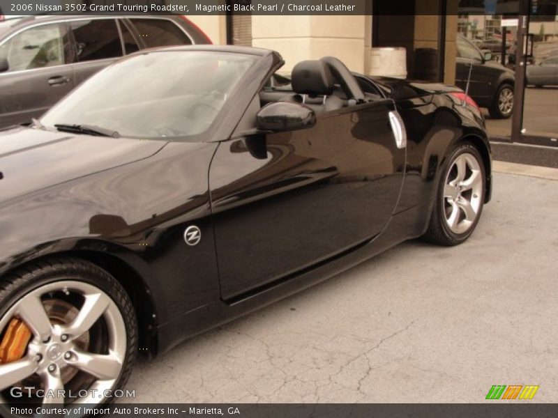 Magnetic Black Pearl / Charcoal Leather 2006 Nissan 350Z Grand Touring Roadster