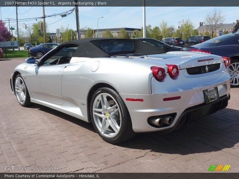 Argento Nurburgring / Black 2007 Ferrari F430 Spider F1