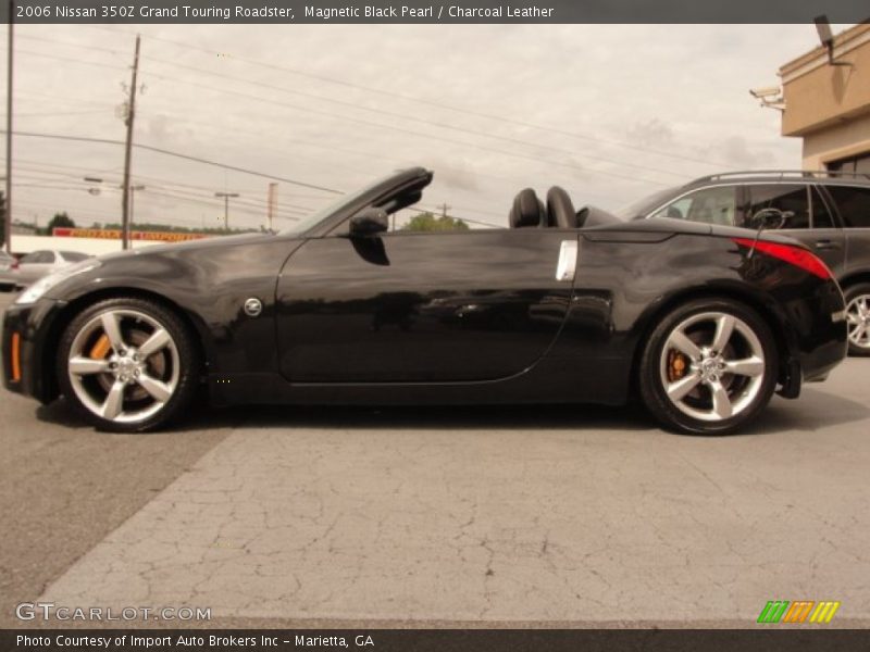 Magnetic Black Pearl / Charcoal Leather 2006 Nissan 350Z Grand Touring Roadster