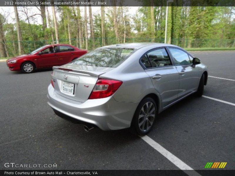 Alabaster Silver Metallic / Black 2012 Honda Civic Si Sedan
