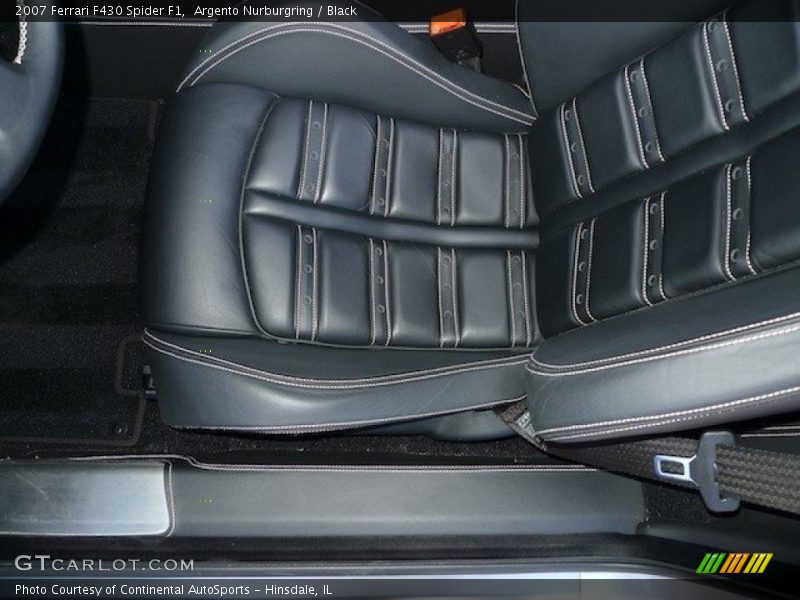 Argento Nurburgring / Black 2007 Ferrari F430 Spider F1