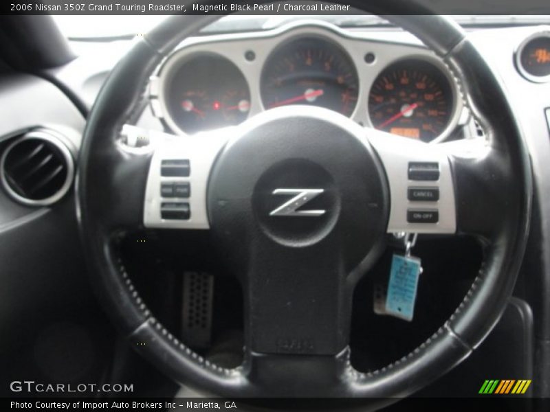 Magnetic Black Pearl / Charcoal Leather 2006 Nissan 350Z Grand Touring Roadster