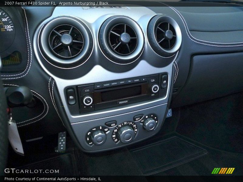 Controls of 2007 F430 Spider F1