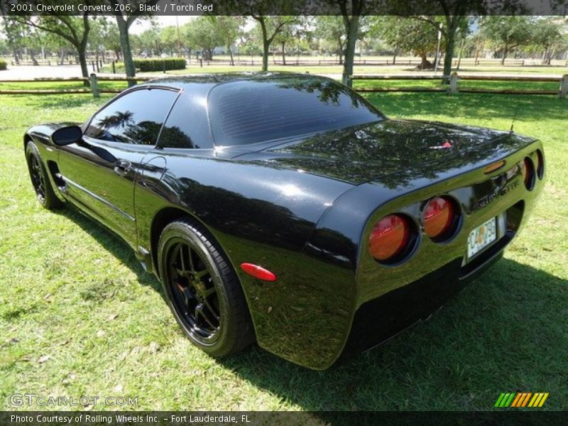 Black / Torch Red 2001 Chevrolet Corvette Z06