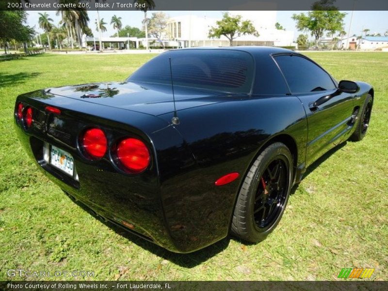 Black / Torch Red 2001 Chevrolet Corvette Z06