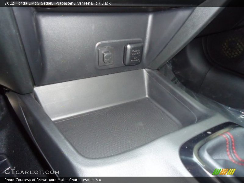 Alabaster Silver Metallic / Black 2012 Honda Civic Si Sedan