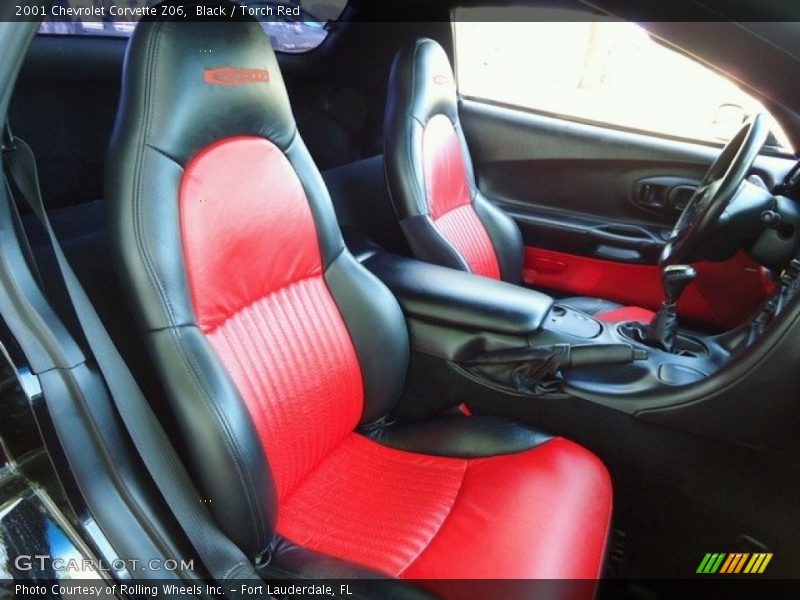  2001 Corvette Z06 Torch Red Interior