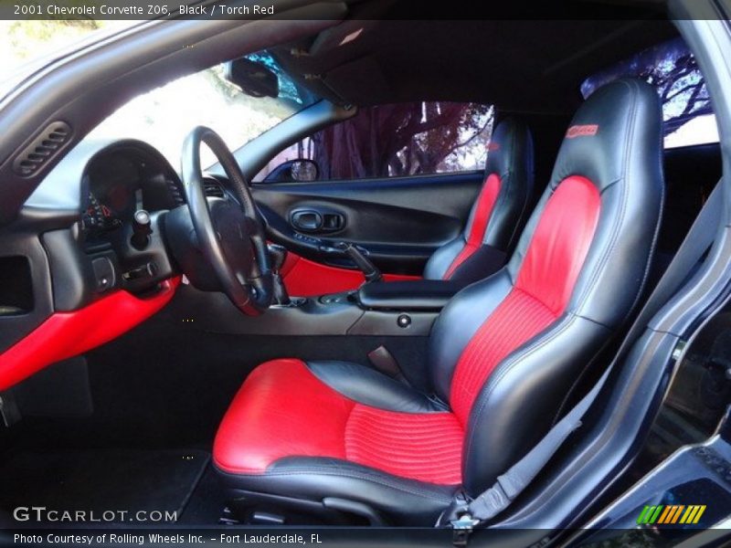  2001 Corvette Z06 Torch Red Interior