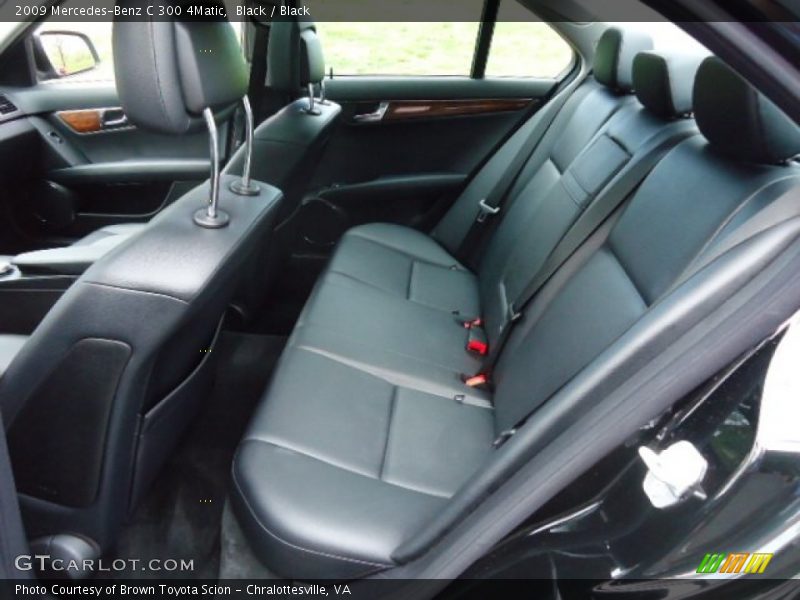 Black / Black 2009 Mercedes-Benz C 300 4Matic