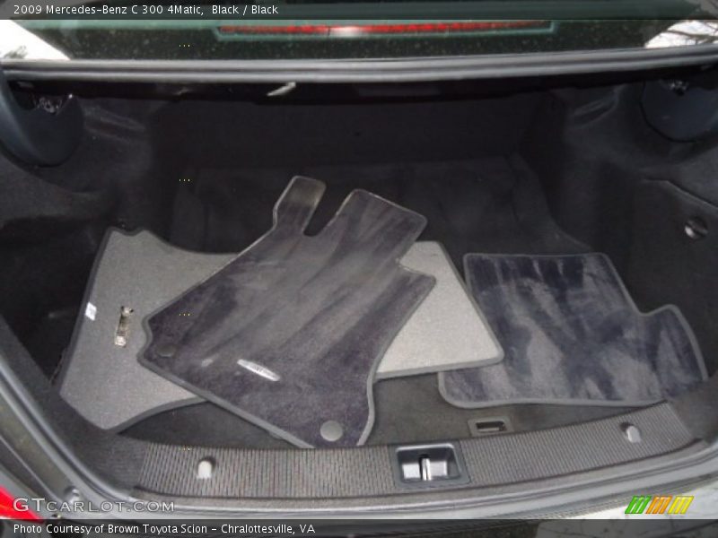 Black / Black 2009 Mercedes-Benz C 300 4Matic