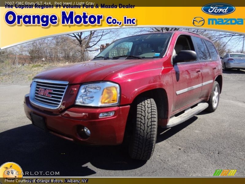 Red Jewel / Light Gray 2007 GMC Envoy SLT 4x4