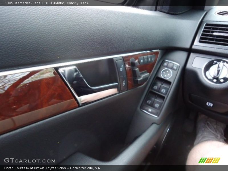 Black / Black 2009 Mercedes-Benz C 300 4Matic