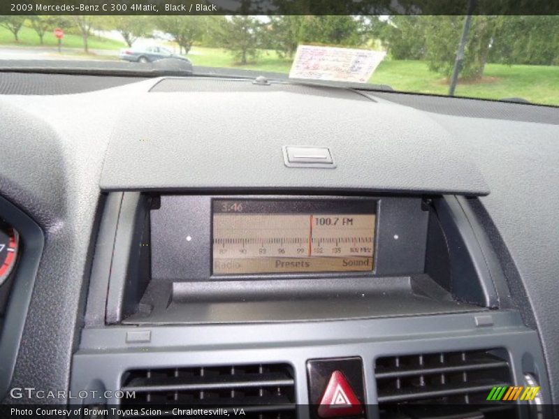 Black / Black 2009 Mercedes-Benz C 300 4Matic