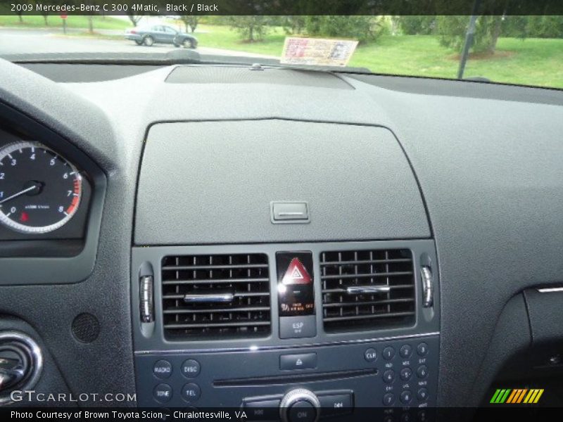 Black / Black 2009 Mercedes-Benz C 300 4Matic