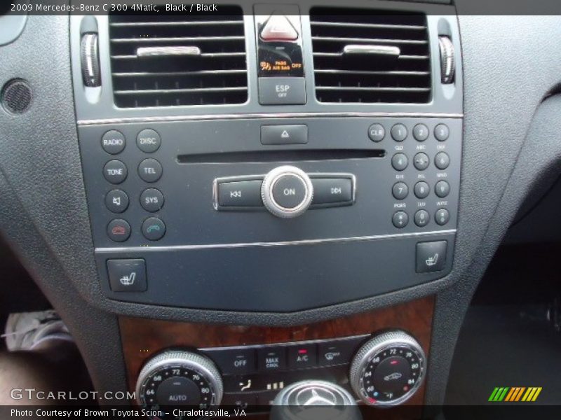 Black / Black 2009 Mercedes-Benz C 300 4Matic