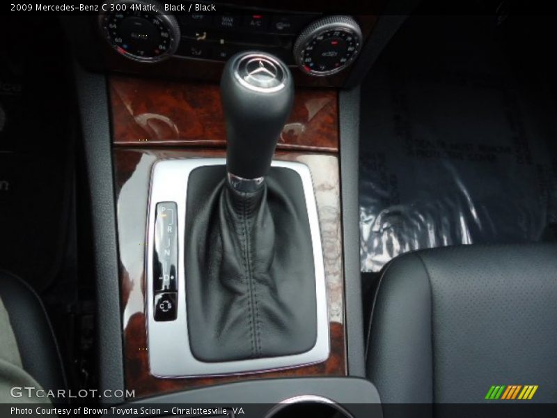 Black / Black 2009 Mercedes-Benz C 300 4Matic