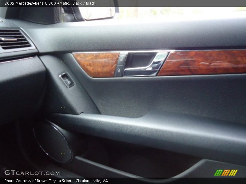 Black / Black 2009 Mercedes-Benz C 300 4Matic