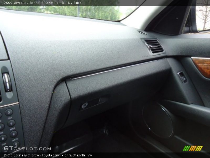Black / Black 2009 Mercedes-Benz C 300 4Matic