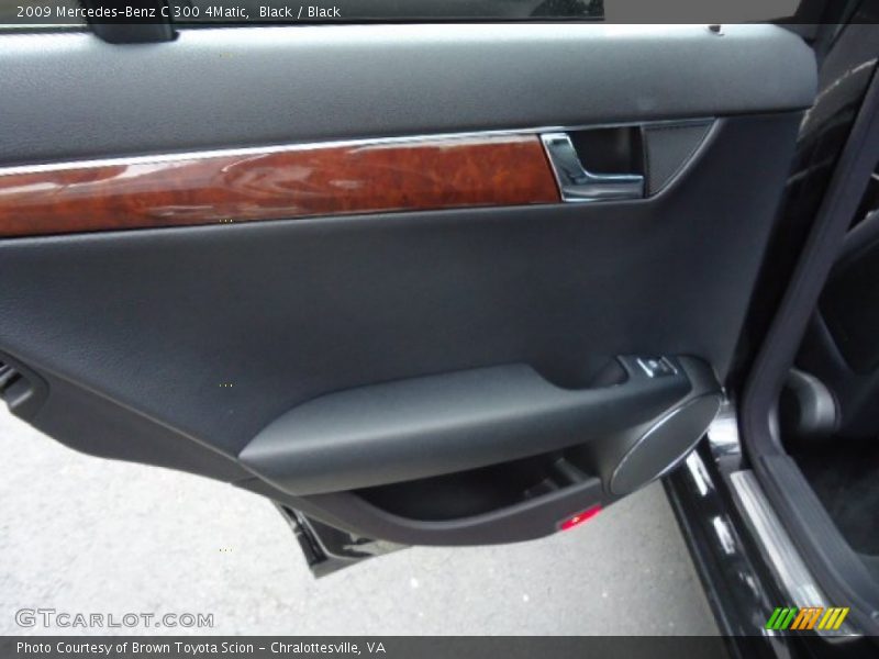 Black / Black 2009 Mercedes-Benz C 300 4Matic