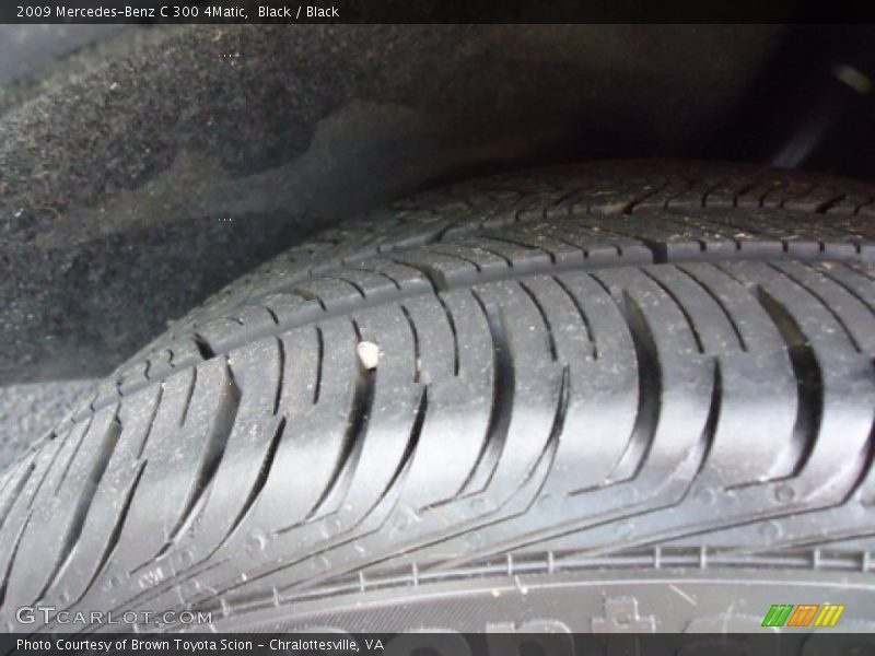 Black / Black 2009 Mercedes-Benz C 300 4Matic
