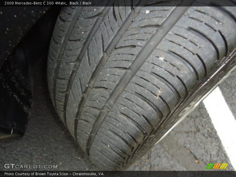 Black / Black 2009 Mercedes-Benz C 300 4Matic