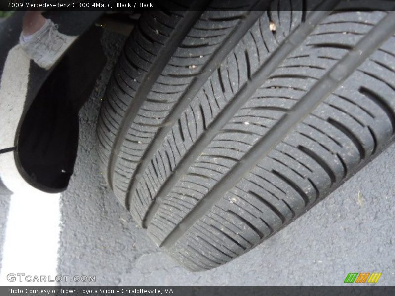 Black / Black 2009 Mercedes-Benz C 300 4Matic