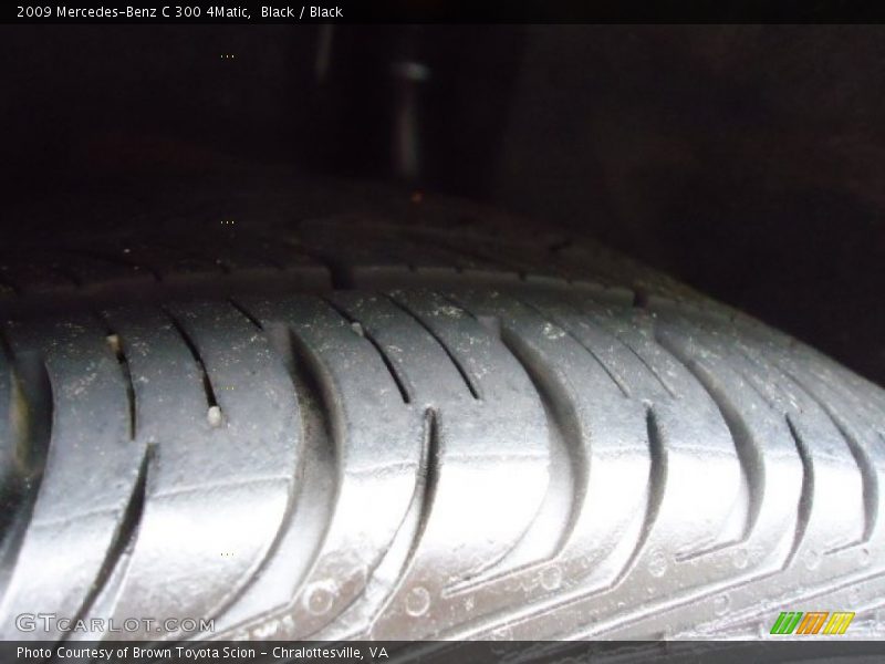 Black / Black 2009 Mercedes-Benz C 300 4Matic