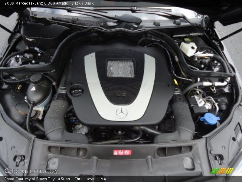 Black / Black 2009 Mercedes-Benz C 300 4Matic