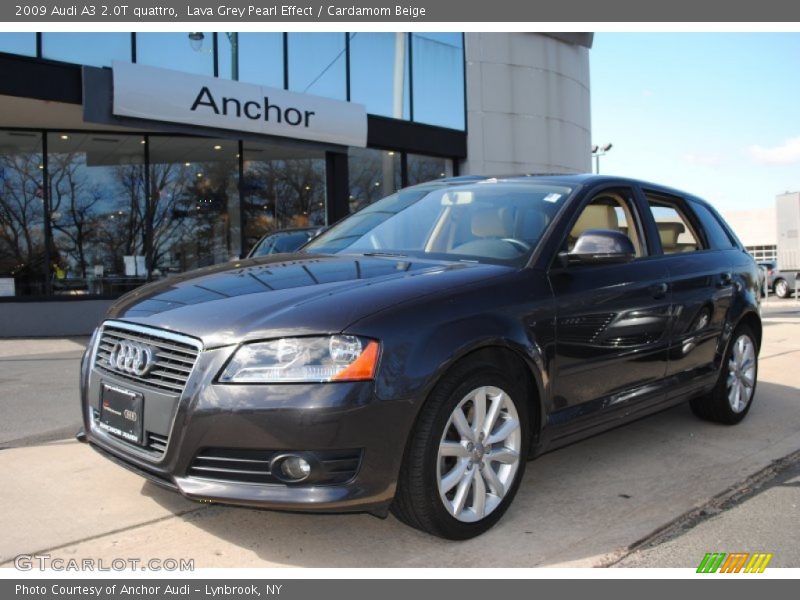 Lava Grey Pearl Effect / Cardamom Beige 2009 Audi A3 2.0T quattro