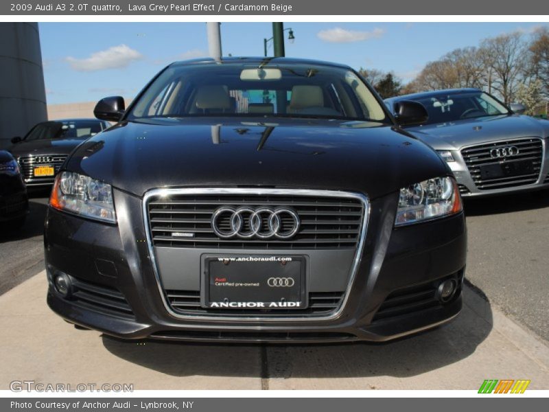 Lava Grey Pearl Effect / Cardamom Beige 2009 Audi A3 2.0T quattro