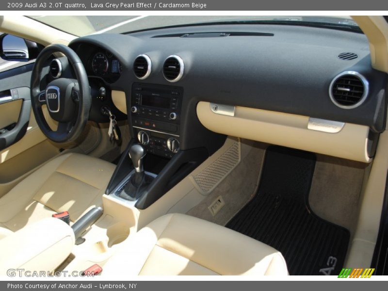 Lava Grey Pearl Effect / Cardamom Beige 2009 Audi A3 2.0T quattro