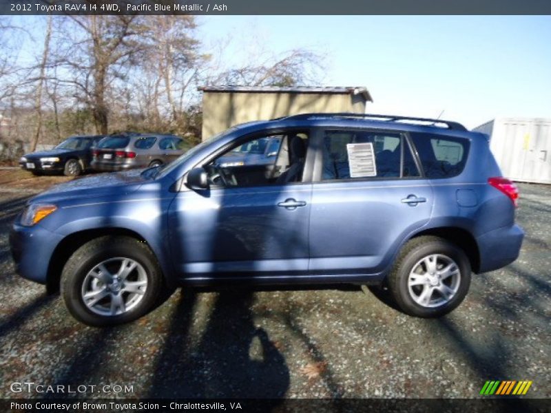 Pacific Blue Metallic / Ash 2012 Toyota RAV4 I4 4WD