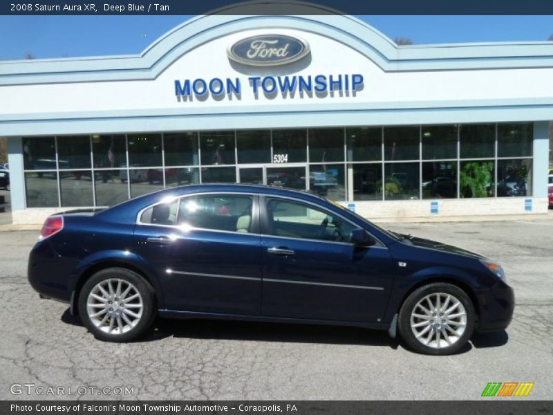 Deep Blue / Tan 2008 Saturn Aura XR