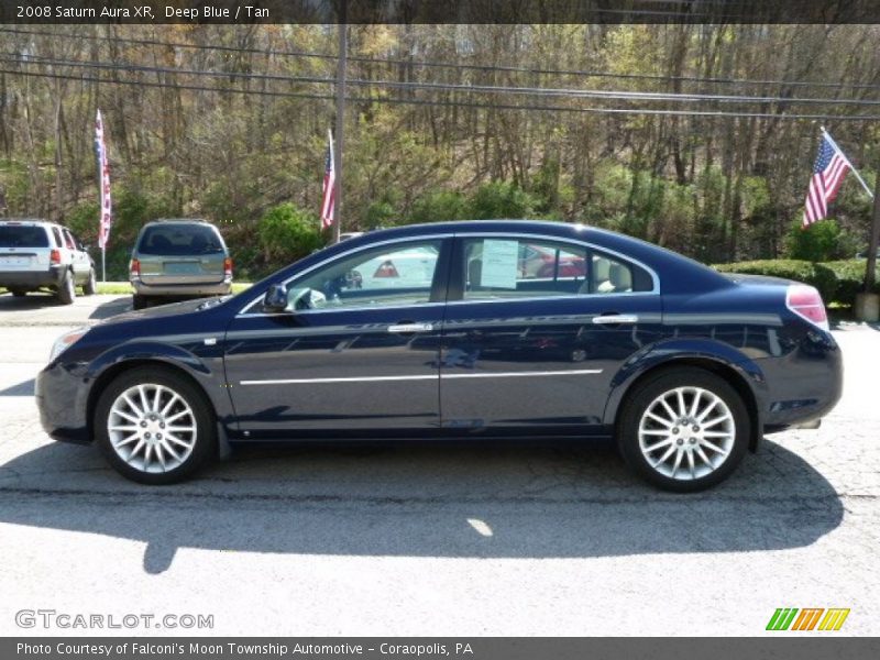 Deep Blue / Tan 2008 Saturn Aura XR