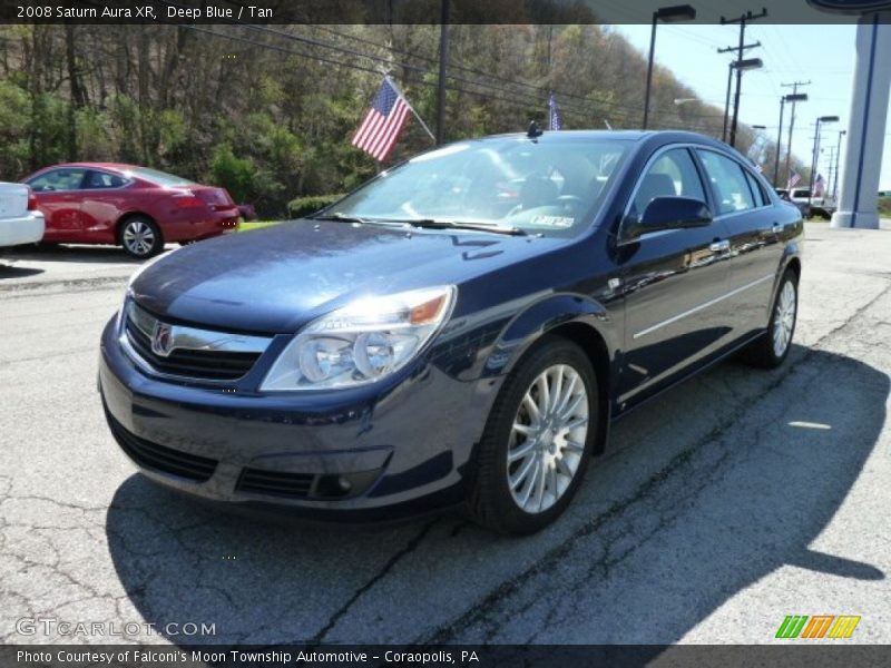 Deep Blue / Tan 2008 Saturn Aura XR