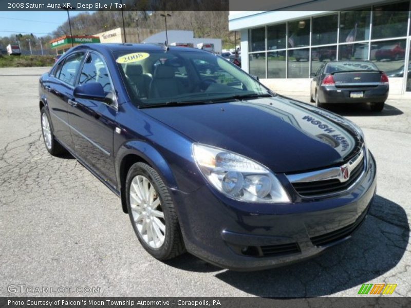 Deep Blue / Tan 2008 Saturn Aura XR