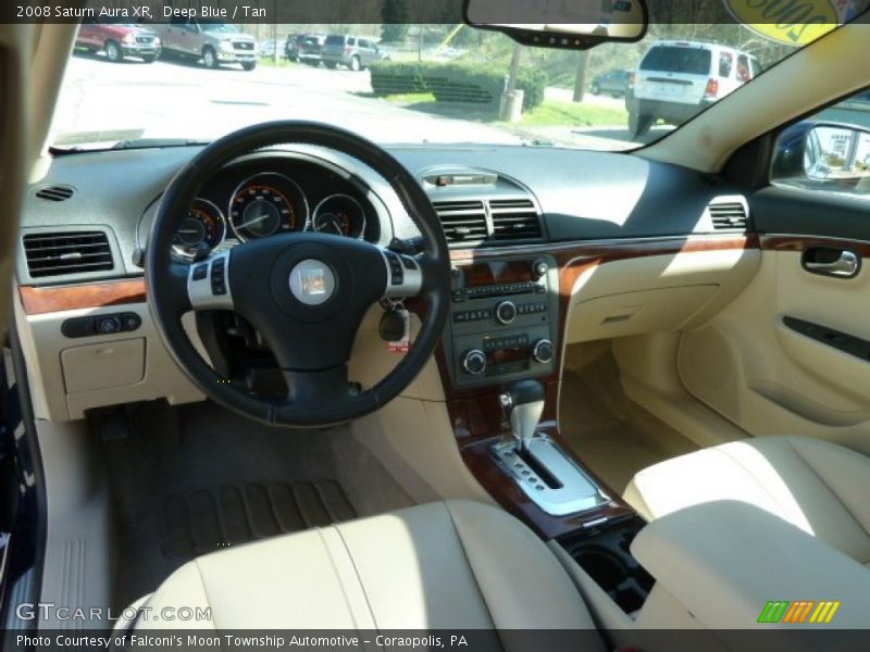 Deep Blue / Tan 2008 Saturn Aura XR