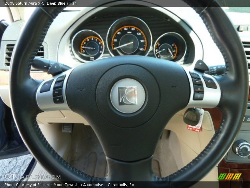 Deep Blue / Tan 2008 Saturn Aura XR