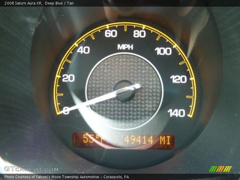 Deep Blue / Tan 2008 Saturn Aura XR