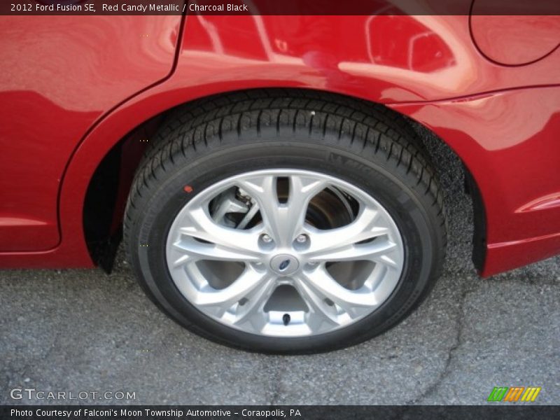 Red Candy Metallic / Charcoal Black 2012 Ford Fusion SE